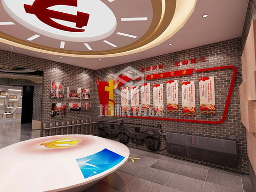 紅色黨建互動設計 多媒體互動展廳與黨建教育智慧館的創新融合